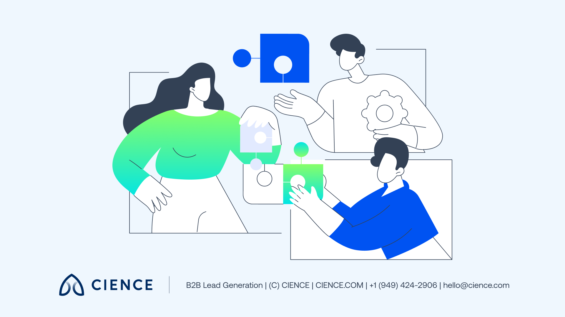 B2B programmatic advertising dashboard showing audience targeting filters and campaign performance metrics