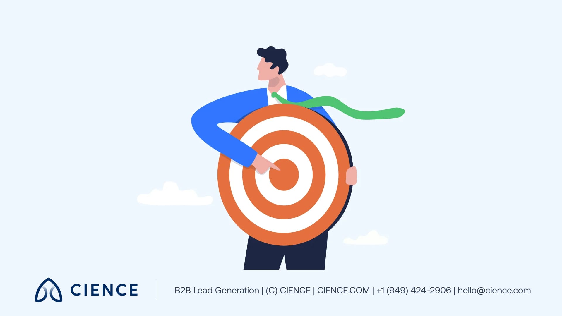 A visual breakdown of the top B2B lead generation strategies including cold outreach, content marketing, intent data, and programmatic ads