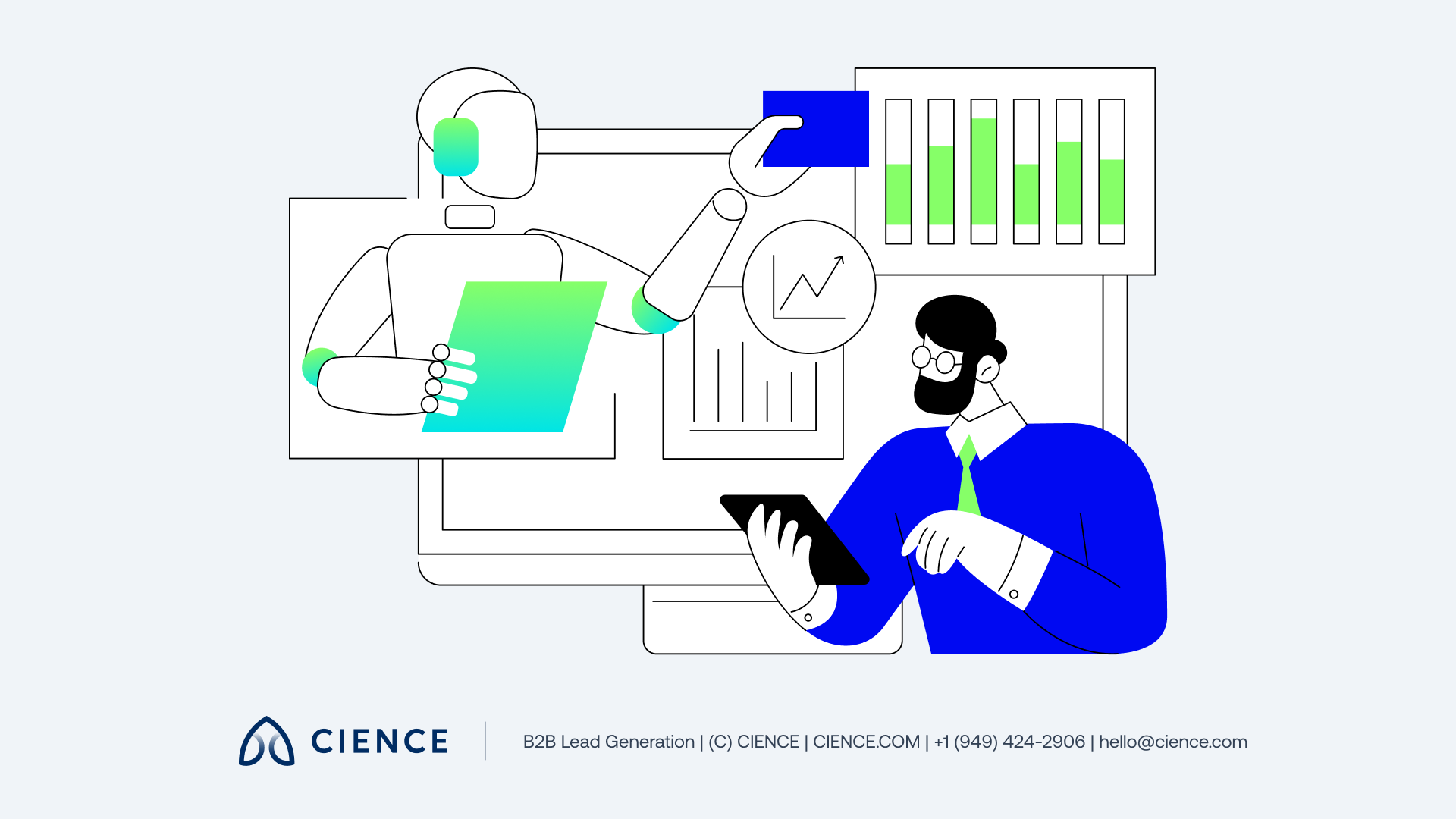 B2B MarTech market growth chart showing trajectory from $329 billion in 2022 toward $1.7 trillion by 2032