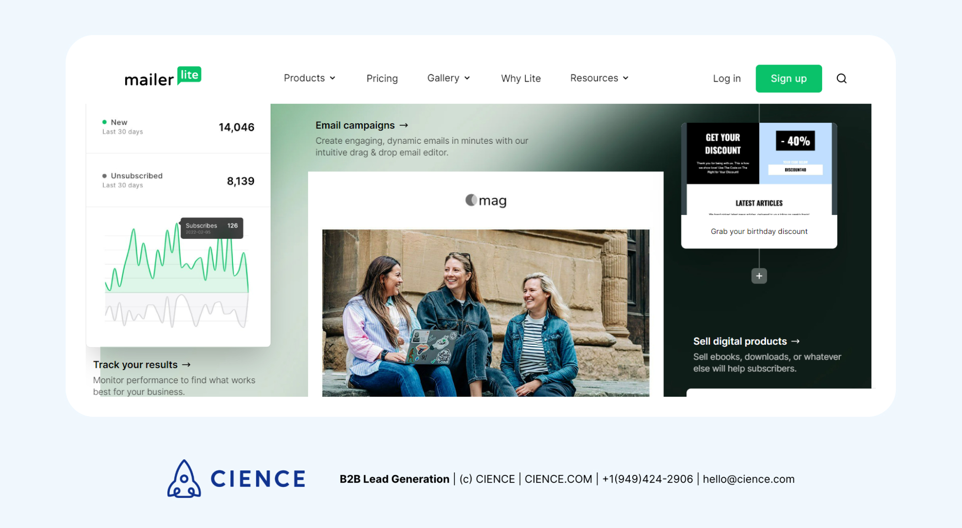 Best Email Automation Tools Example: MailerLite campaign workflow editor