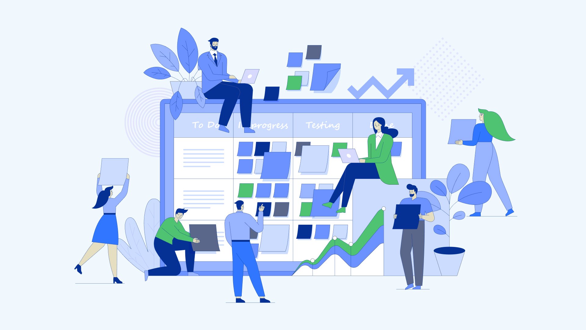 Core project management software features: task boards, timeline views, team collaboration, and reporting dashboards