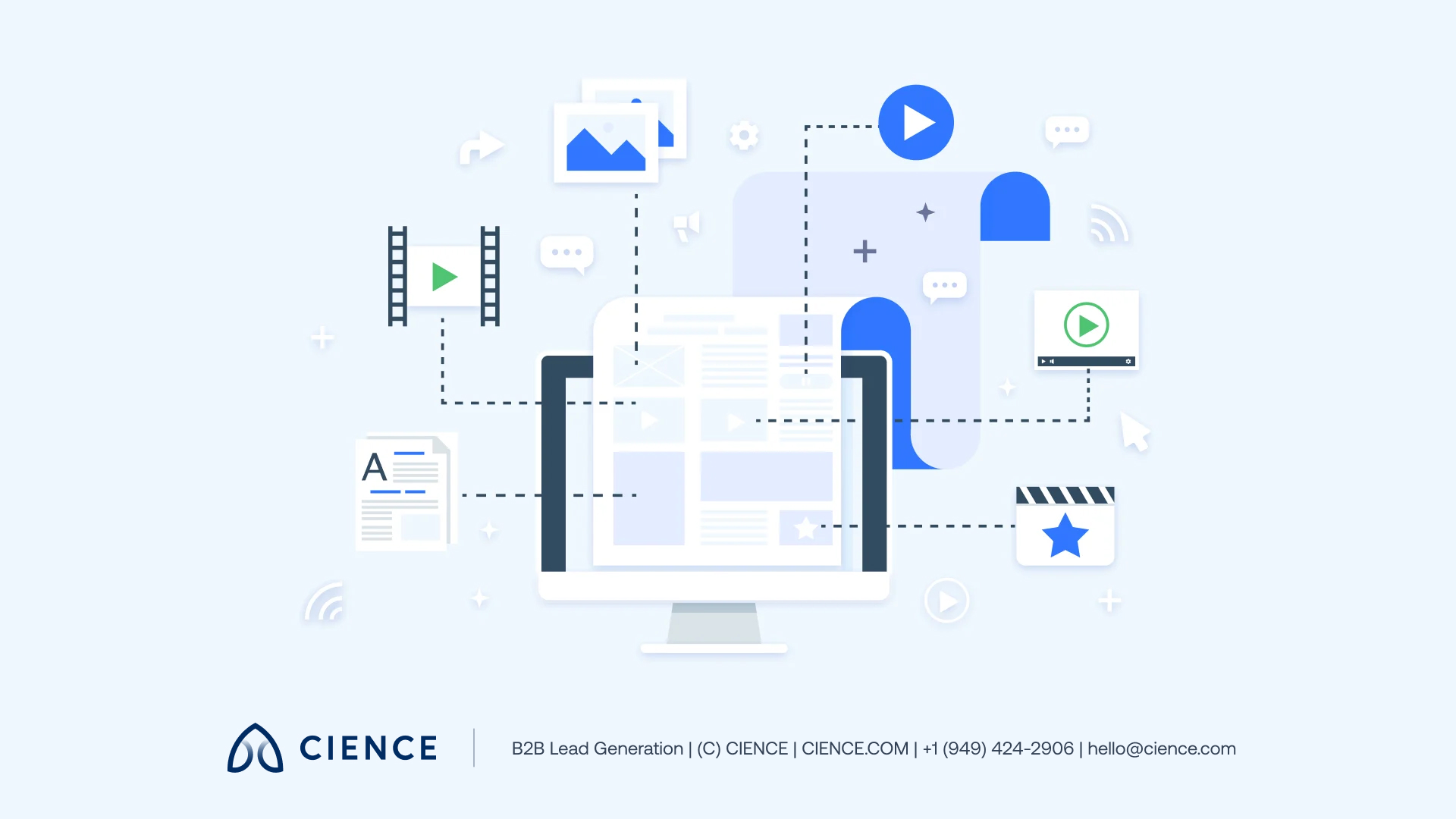 B2B content strategy framework showing the relationship between demand generation and lead capture at each funnel stage