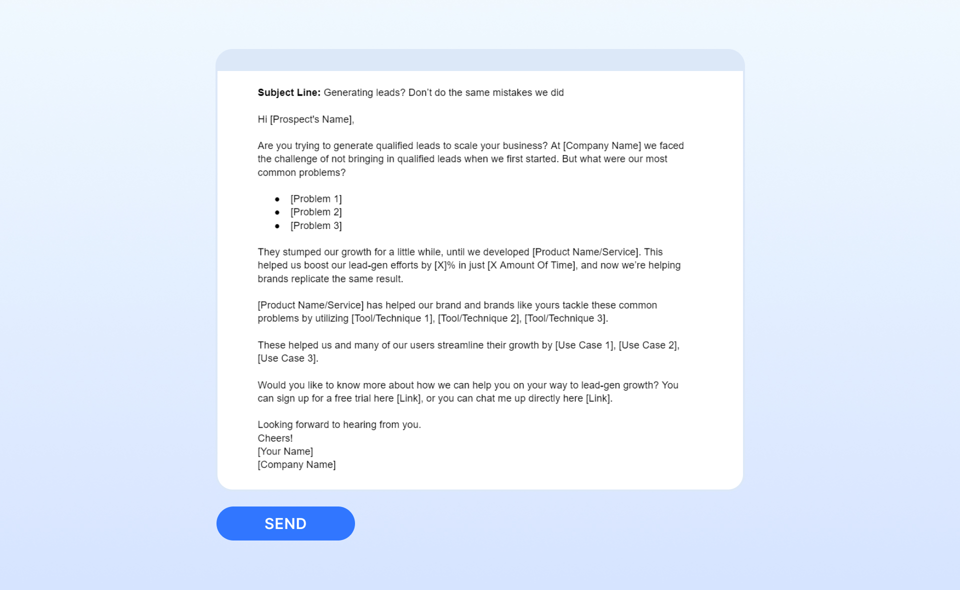 Best cold email template: Using AIDA sales model to structure emails from attention-grabbing subject line to clear action