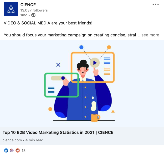 20 Ideas For B2B Social Media Content | CIENCE