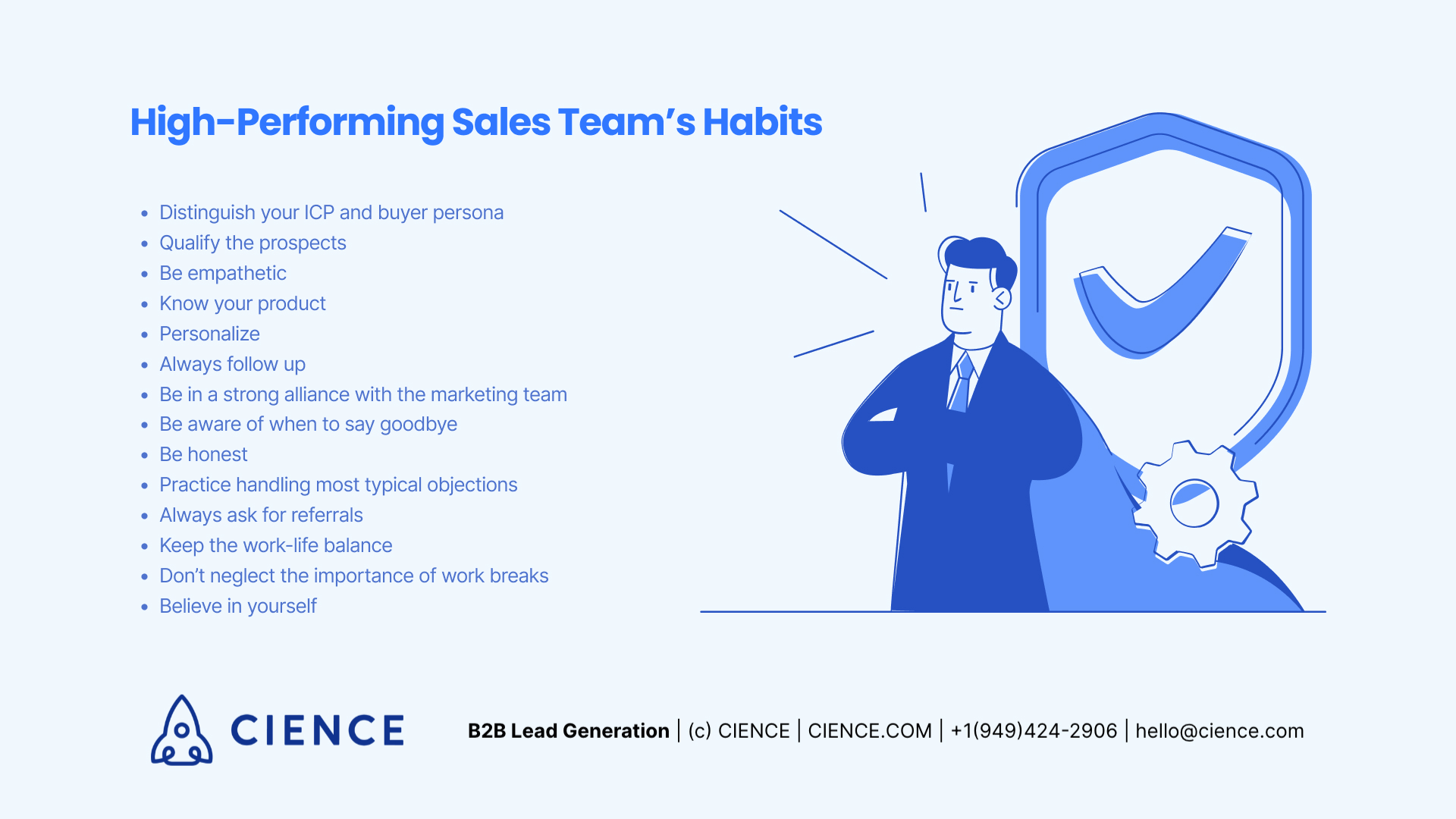 habits of top sales performers